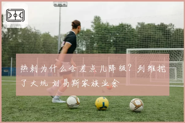 热刺为什么会差点儿降级？列维挖了大坑 刘易斯家族业余